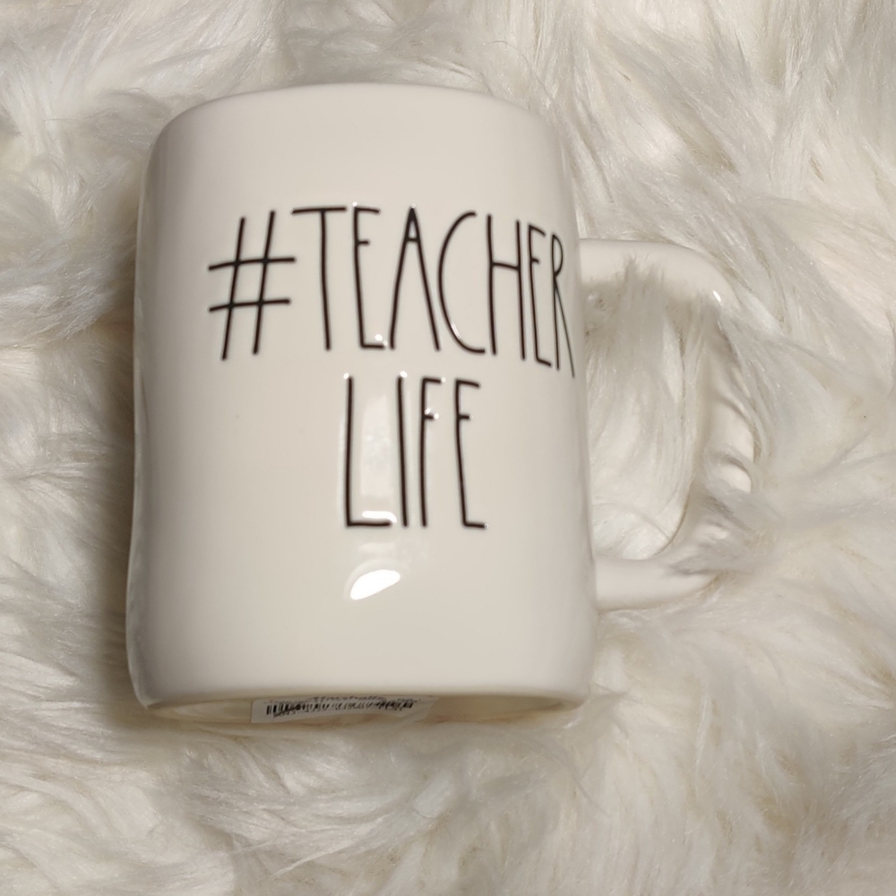NWT Rae Dunn "#Techer Life" Mug
